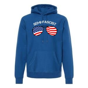 SemiFascist Funny Political Humor Biden Quotes Premium Hoodie