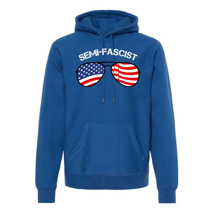 SemiFascist Funny Political Humor Biden Quotes Premium Hoodie