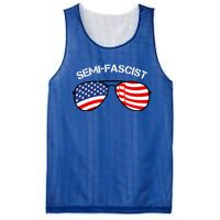 SemiFascist Funny Political Humor Biden Quotes Mesh Reversible Basketball Jersey Tank