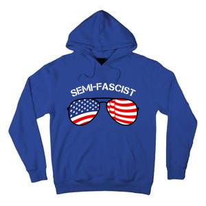 SemiFascist Funny Political Humor Biden Quotes Tall Hoodie