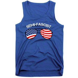 SemiFascist Funny Political Humor Biden Quotes Tank Top