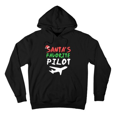 Santas Favorite Pilot Funny Christmas Santa Xmas Airline Hoodie