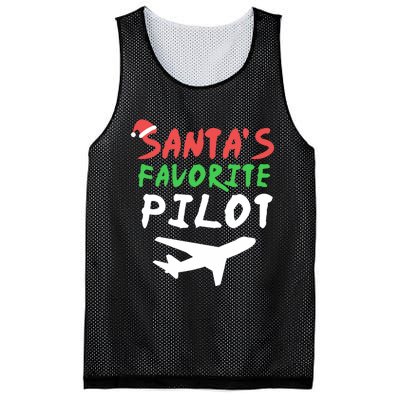 Santas Favorite Pilot Funny Christmas Santa Xmas Airline Mesh Reversible Basketball Jersey Tank