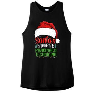 SantaS Favorite Pharmacy Technician Funny Christmas Great Gift Ladies PosiCharge Tri-Blend Wicking Tank