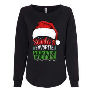 SantaS Favorite Pharmacy Technician Funny Christmas Great Gift Womens California Wash Sweatshirt