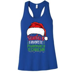 SantaS Favorite Pharmacy Technician Funny Christmas Great Gift Women's Racerback Tank