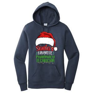 SantaS Favorite Pharmacy Technician Funny Christmas Great Gift Women's Pullover Hoodie