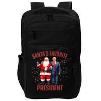 SantaS Favorite President Christmas Funny Trump Xmas Pajama Impact Tech Backpack