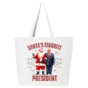 SantaS Favorite President Christmas Funny Trump Xmas Pajama 25L Jumbo Tote