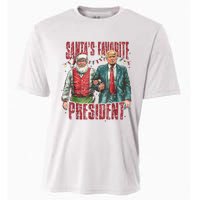 Santas Favorite President Trump Ill Be Home For Christmas Cooling Performance Crew T-Shirt