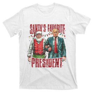 Santas Favorite President Trump Ill Be Home For Christmas T-Shirt