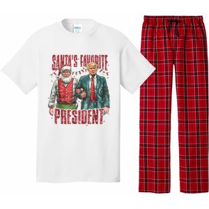 Santas Favorite President Trump Ill Be Home For Christmas Pajama Set