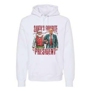 Santas Favorite President Trump Ill Be Home For Christmas Premium Hoodie