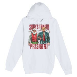 Santas Favorite President Trump Ill Be Home For Christmas Premium Pullover Hoodie