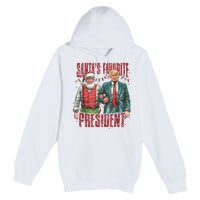 Santas Favorite President Trump Ill Be Home For Christmas Premium Pullover Hoodie