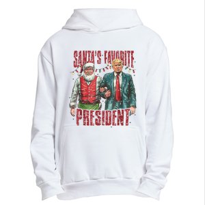 Santas Favorite President Trump Ill Be Home For Christmas Urban Pullover Hoodie