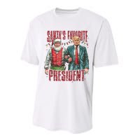 Santas Favorite President Trump Ill Be Home For Christmas Performance Sprint T-Shirt