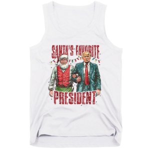 Santas Favorite President Trump Ill Be Home For Christmas Tank Top