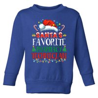 SantaS Favorite Pharmacy Technician Christmas Funny Idea Gift Toddler Sweatshirt