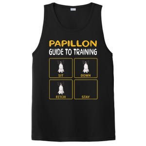 S Funny Papillon Guide To Training Dog Obedience Trainer Vneck PosiCharge Competitor Tank