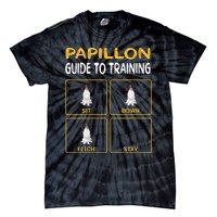 S Funny Papillon Guide To Training Dog Obedience Trainer Vneck Tie-Dye T-Shirt