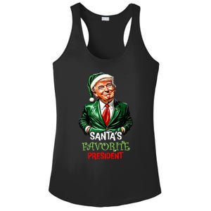 Santas Favorite President Santa Trump 2024 Christmas Ladies PosiCharge Competitor Racerback Tank