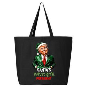 Santas Favorite President Santa Trump 2024 Christmas 25L Jumbo Tote