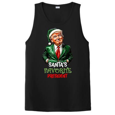 Santas Favorite President Santa Trump 2024 Christmas PosiCharge Competitor Tank