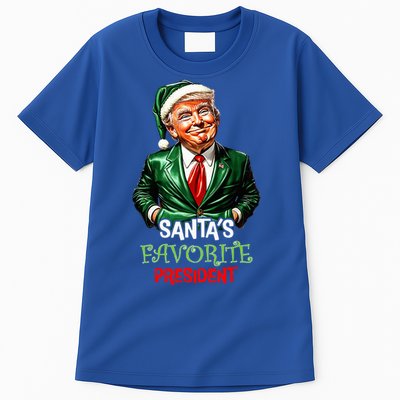 Santas Favorite President Santa Trump 2024 Christmas Tall T-Shirt