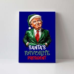 Santas Favorite President Santa Trump 2024 Christmas Canvas