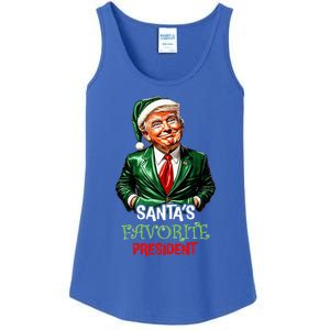 Santas Favorite President Santa Trump 2024 Christmas Ladies Essential Tank