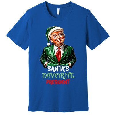 Santas Favorite President Santa Trump 2024 Christmas Premium T-Shirt