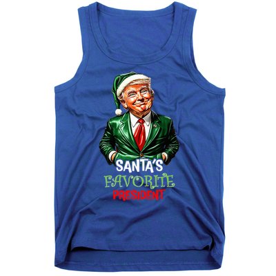 Santas Favorite President Santa Trump 2024 Christmas Tank Top