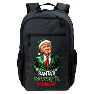 Santas Favorite President Santa Trump 2024 Christmas Daily Commute Backpack