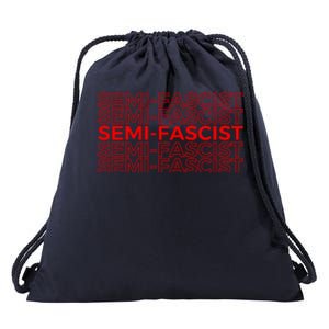 SemiFascist Funny Political Humor Drawstring Bag