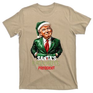 SantaS Favorite President Santa Elf Trump 2024 Christmas Gift T-Shirt