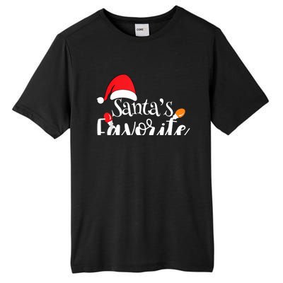 SantaS Favorite Pto Christmas Lights Santa Hat Tall Fusion ChromaSoft Performance T-Shirt