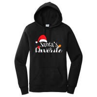 SantaS Favorite Pto Christmas Lights Santa Hat Women's Pullover Hoodie