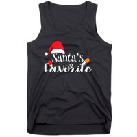 SantaS Favorite Pto Christmas Lights Santa Hat Tank Top