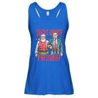 SantaS Favorite President Funny Trump Christmas Xmas Pajama Gift Ladies Essential Flowy Tank