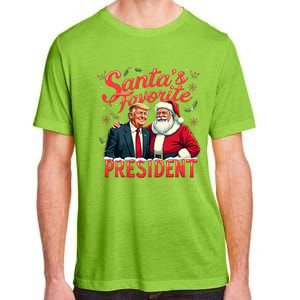 SantaS Favorite President Christmas Funny Trump Xmas Pajama Adult ChromaSoft Performance T-Shirt