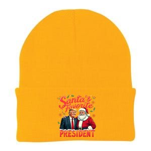 SantaS Favorite President Christmas Funny Trump Xmas Pajama Knit Cap Winter Beanie