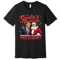 SantaS Favorite President Christmas Funny Trump Xmas Pajama Premium T-Shirt