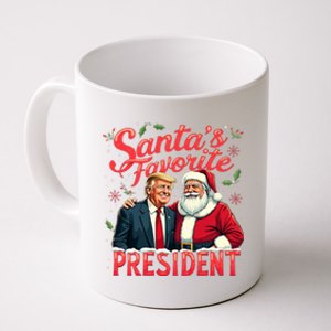 SantaS Favorite President Christmas Funny Trump Xmas Pajama Coffee Mug