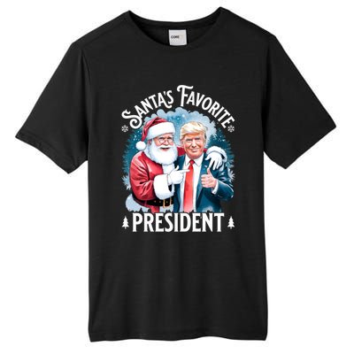 Santas Favorite President Donald Pro Trump 2024 Christmas Great Gift Tall Fusion ChromaSoft Performance T-Shirt