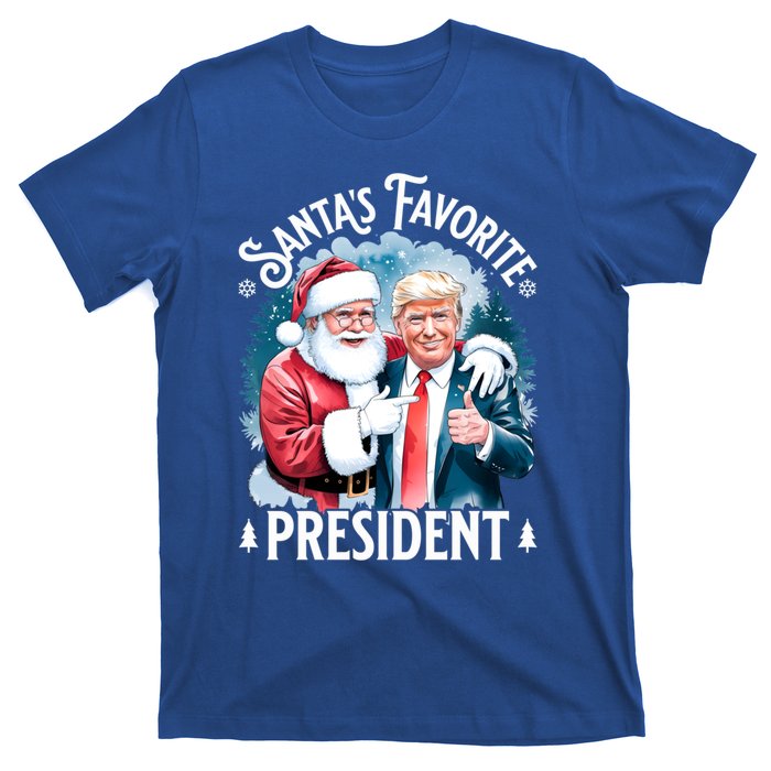 Santas Favorite President Donald Pro Trump 2024 Christmas Great Gift T-Shirt