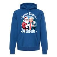 Santas Favorite President Donald Pro Trump 2024 Christmas Great Gift Premium Hoodie