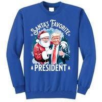 Santas Favorite President Donald Pro Trump 2024 Christmas Great Gift Tall Sweatshirt