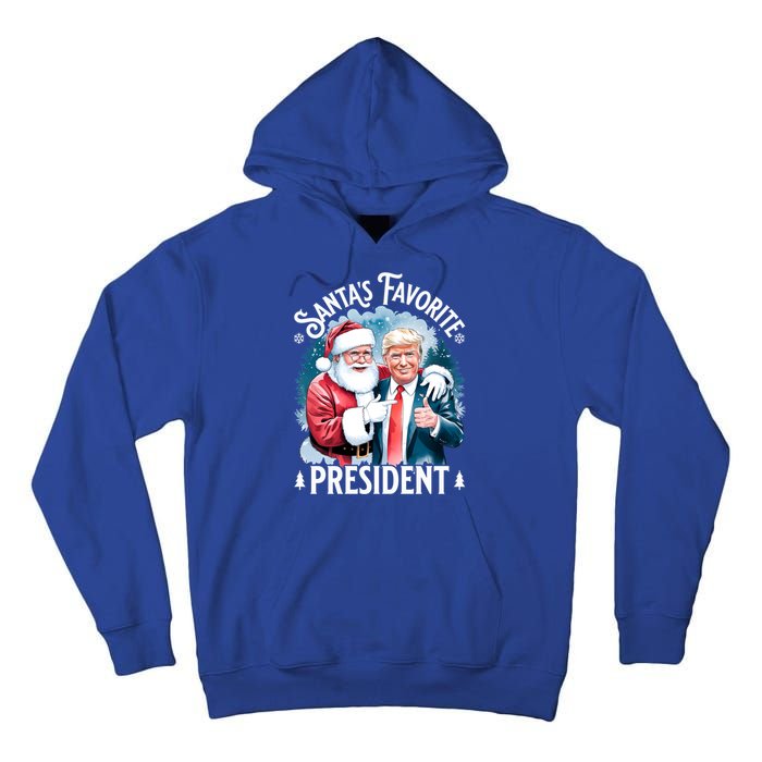 Santas Favorite President Donald Pro Trump 2024 Christmas Great Gift Tall Hoodie