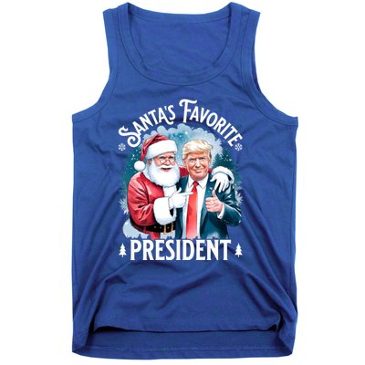 Santas Favorite President Donald Pro Trump 2024 Christmas Great Gift Tank Top